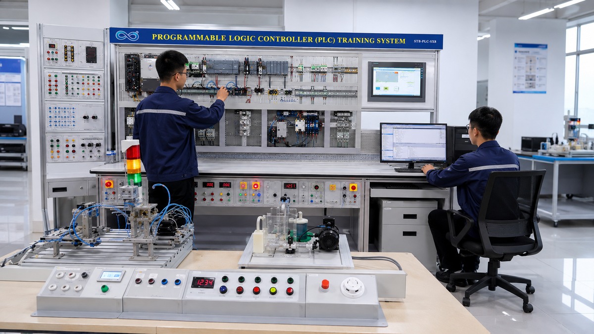 PLC Training System — Control Panel