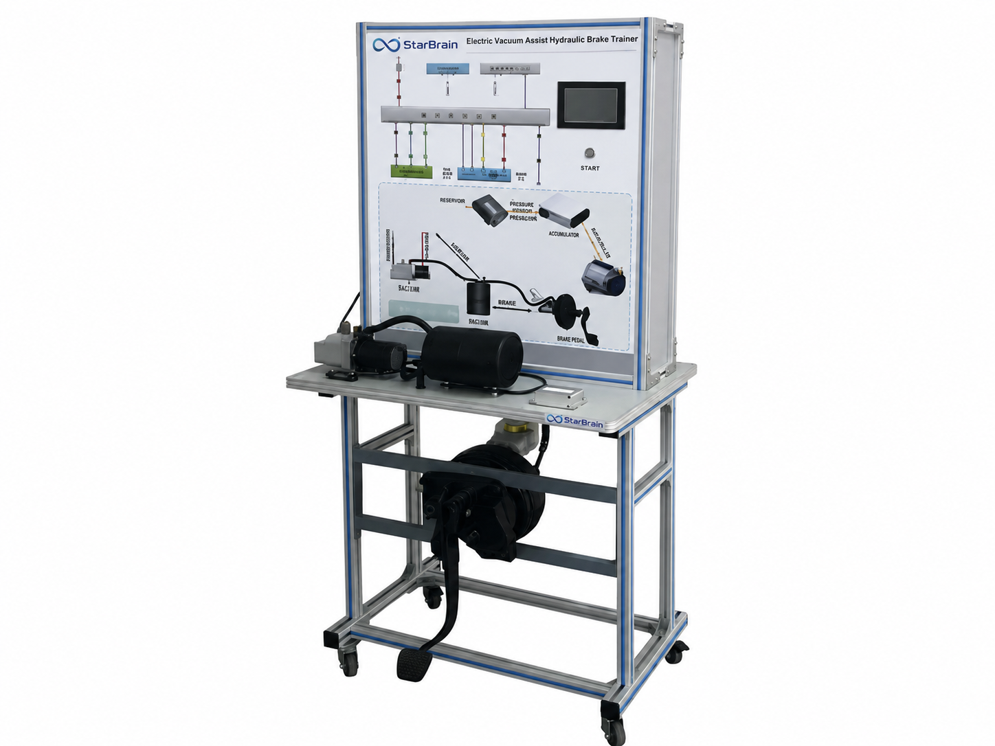 EVB06-Electric Vehicle Vacuum-Assisted Hydraulic Brake Training Platform