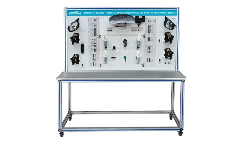 CL-ET-04 Electric Window, Central Locking, and Rearview Mirror System Teaching Panel