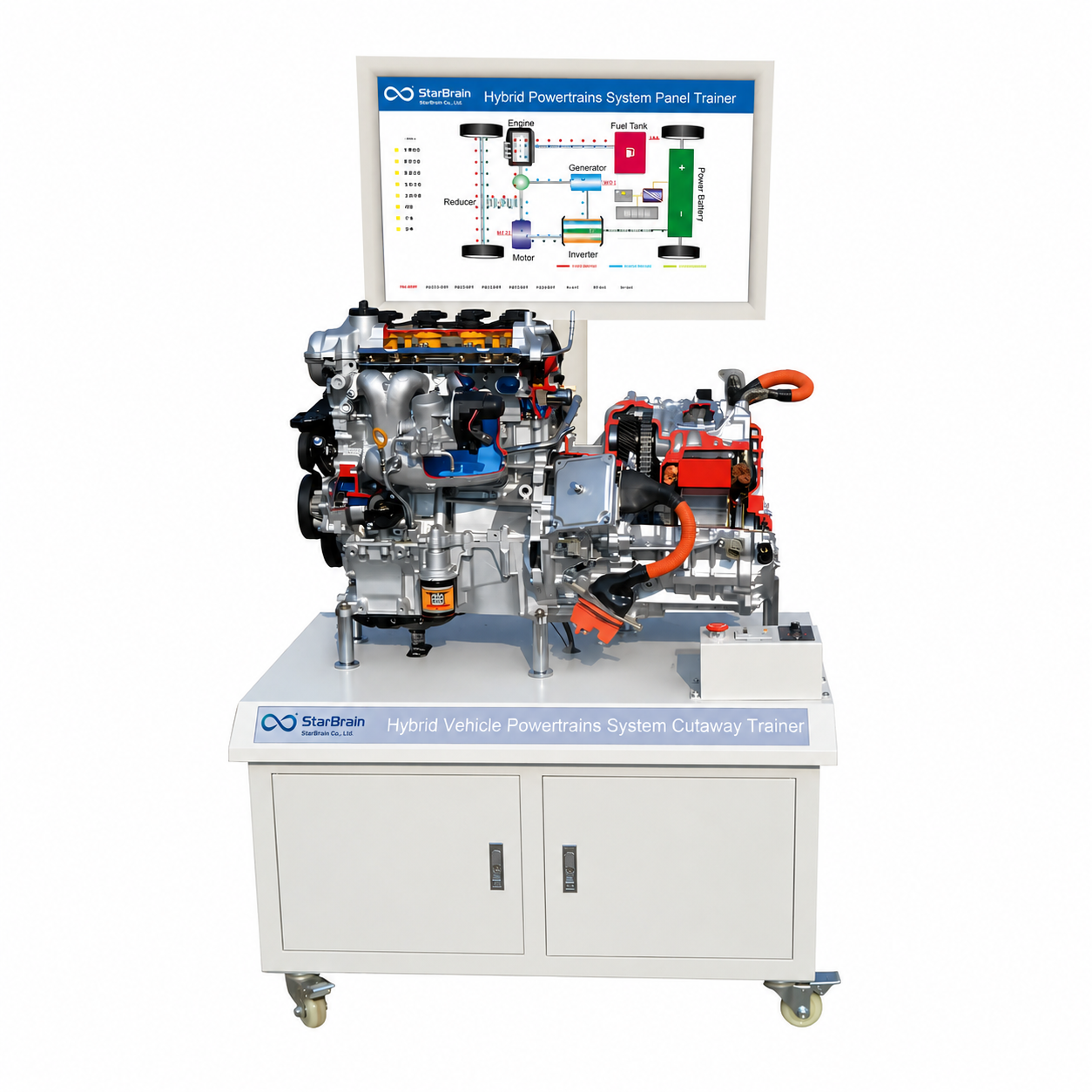 CL-HB-03 Hybrid (Petrol-Electric) Power System Dissection Demonstration Training Platform