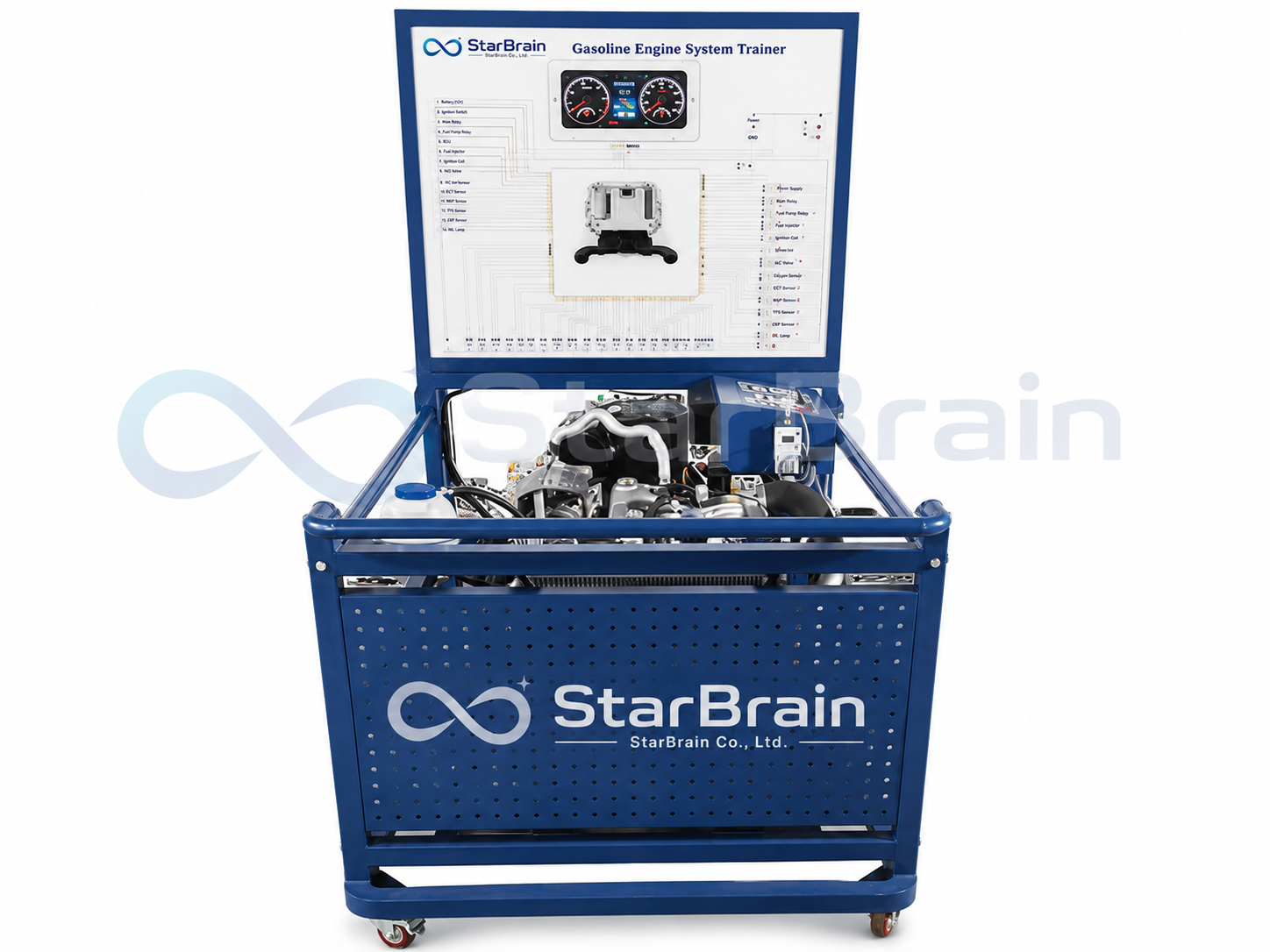 Gasoline Engine and CVT Automatic Transmission Training Platform